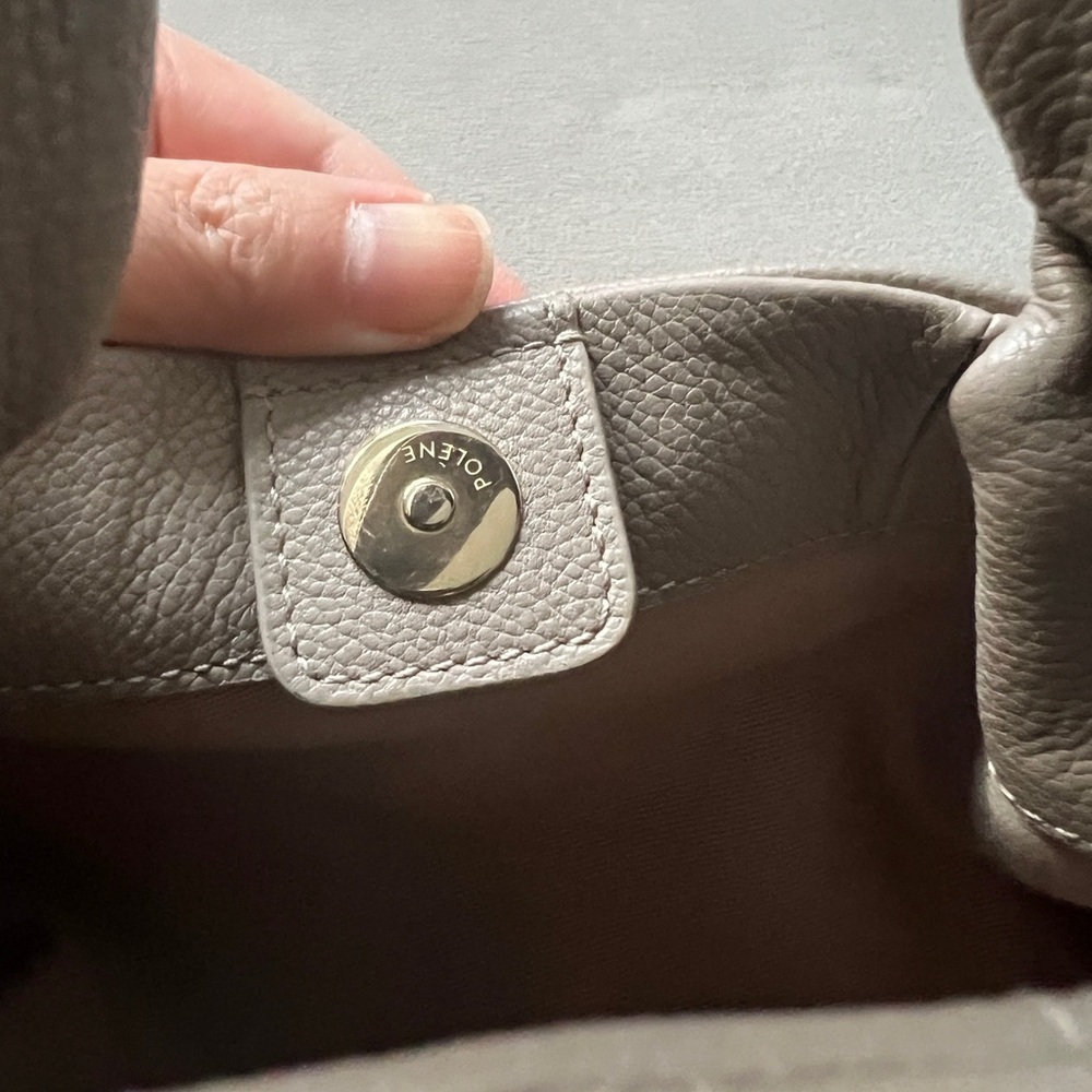 Polene numero neuf mini Bag in Taupe - Picture 4 of 15